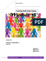 Template - Teaching MG Classes Module 15