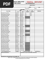 Pes-Ims-Hrc-Sf-21-1 Individual Employee Time Sheet - .5 HR Lunch Break1