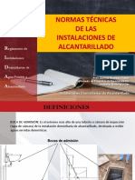 UVM 3 Alcantarillado - Normas Técnicas