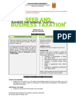 1st Semester Transfer Taxation Module 2 Estate Taxation