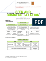 1st Semester Transfer Taxation Module 2 Estate Taxation - Summary of Concept Maps