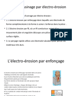 Les Types D'usinage Par Électro-Érosion