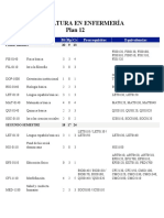 LICENCIATURA EN ENFERMERÍA Plan 12