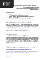 A Importância Da Didática em Tempos de Ensino A Distância