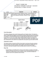 Fault Code 324 Injector Solenoid Driver Cylinder 3 Circuit - Current Below Normal, or Open Circuit