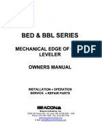 Bed BBL Edge of Dock Leveler Owners Manual