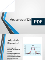 Measures of Dispersion 