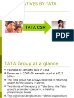 CSR Initiatives by Tata Group