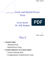 Day - 8 - Alternate Fuels and Hybrid Power Train