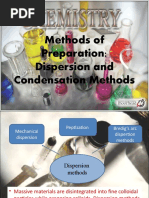 Methods of Preparation of Colloids