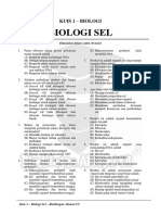 Kuis 1 - Bab Biologi Sel Bimbingan Alumni UI