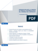 2018 Presentación Ante La Comisión de Trabajo y Seguridad Social Del Congreso de La República