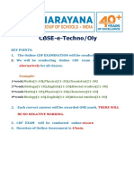 Proposed Cbse - Vi To Ix E-Tec and Oly - CDF Online Exam - Portion 18-09-21ful