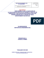 Sil-P-077-21 Extracciones de Núcleo, Ferroscan y Exploración Geotecnica