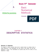 Measure of Dispersion