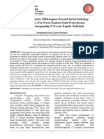 Pengaruh Parameter Milliampere-Second (Mas) Terhadap Kualitas Citra Dan Dosis Radiasipada Pemeriksan CT Scan Kepal Pediatrik