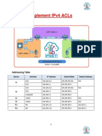 Implement Ipv4 Acls: Topology