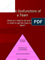 5 Dysfunctions of A Team