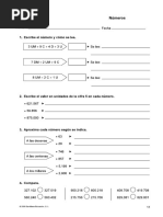 Evaluación Matemáticas 5º T1