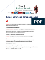 Artigo Ervas Benefícios e Modos de Usar