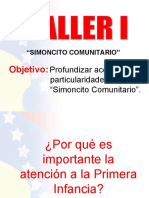 Taller I Modelo Simoncito Comunitario