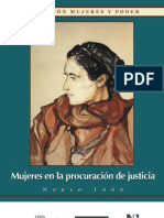 Mujeres en La Procuración de Justicia