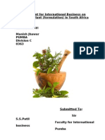 Ayurvedic Plant Formulation in South Africa