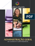 Teorias Administrativas - Evilânia Macedo