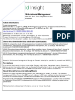 International Journal of Educational Management: Article Information