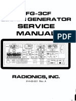 Ervice Manual.: Rfg-3Cf Lesion Generator