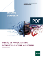 Guía - Diseño de Programas de Desarrollo Cultural y Social