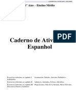 04 Caderno de Atividades em Espanhol - 1o. Ano