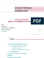 Dignidad de La Persona - Tomás Trigo