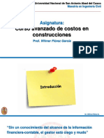 Curso Avanzado de Costos en Construcciones (Consolidado Final)