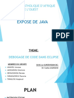 Expose de Java (Entrainement)