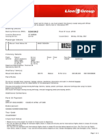 Lion Air ETicket (SSKGNZ) - Misuari