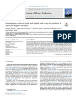 Investigation On Bio-Oil Yield and Quality With Scrap Tire Addition in Sugarcane Bagasse Pyrolysis.