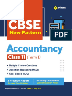 CBSE Accountancy Class 11 Term 1 Objective Question Bank