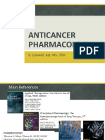 Anticancer Pharmacology: D. Lyrawati, Apt. MS., PHD