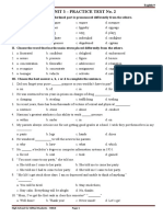 Unit 3 - Practice Test No. 2 - T3