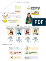 Lesson 10 - On The Farm 1. Look, Read and Answer. 2