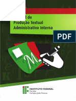 Manual de Redacao Adm Interna Ifpb JP 2018