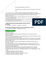 Problem 4-16 (IFRS) : 1. What Is The Amount of Undiscounted Cash Flows For The Provision?