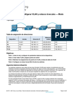 Packet Tracer - Configurar VLAN y Enlaces Troncales - Modo Físico Original