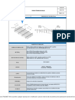 Ficha Técnica Rejillas T-100X30 de 3X3 - 8 - de 1240X1170 Mm.