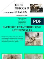 Factores Catastróficos o Accidentales