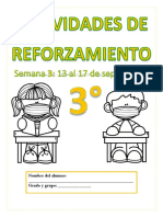 3° S3 Actividades de Reforzamiento