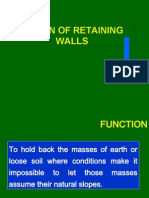 Design of Retaining Wall