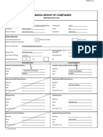 Gamuda Group of Companies: Staff Movement Form