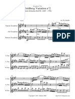 Goldberg Variation N°2: Johann Sebastian BACH (1685 - 1750)